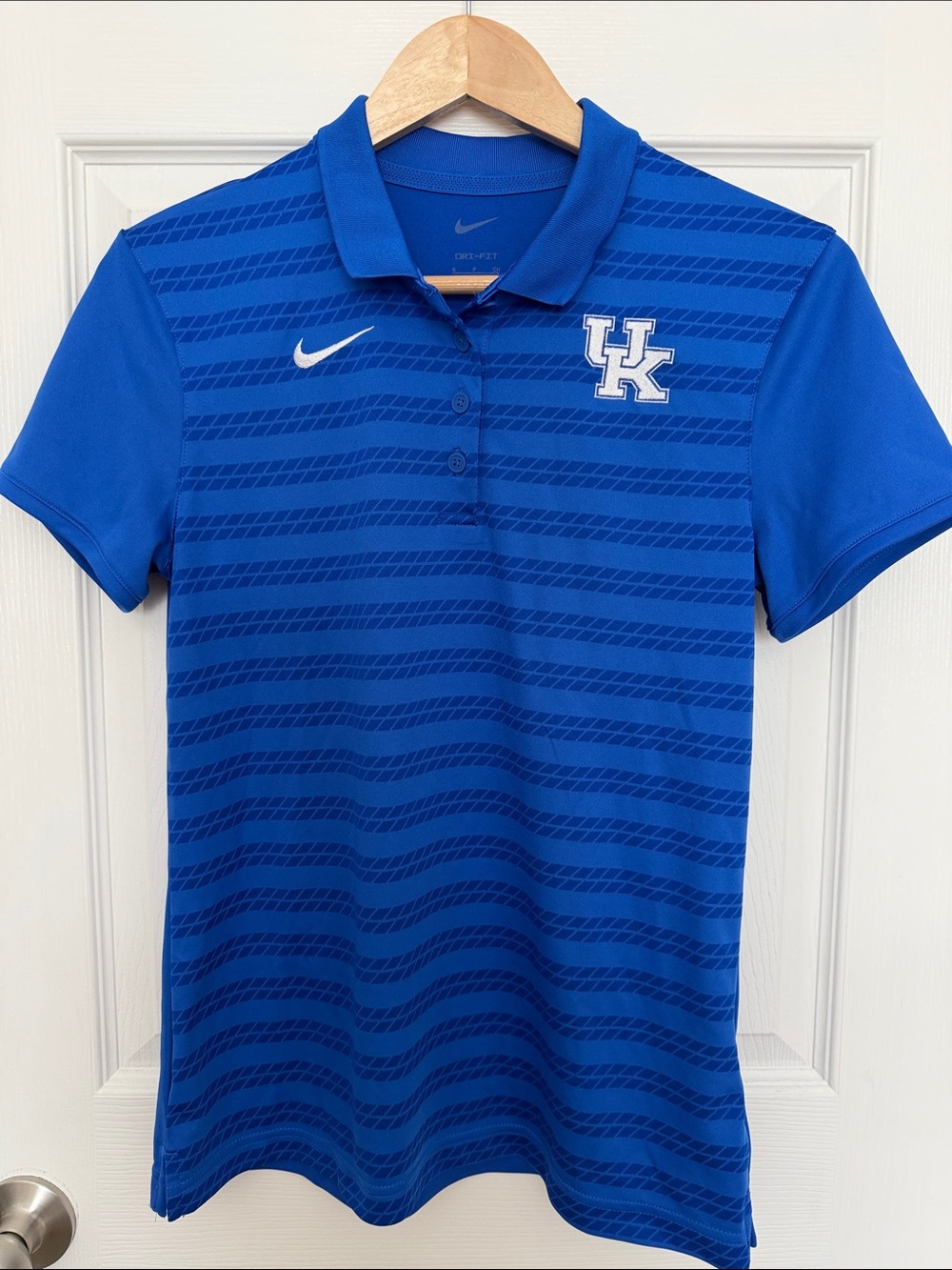 NWOT Nike Women's Royal Blue UK Crest Polo | Size S